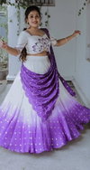 PC 500 Chinon With Real Hand Work With Digital Print Lehenga With Choli Dupatta Wholesale In India